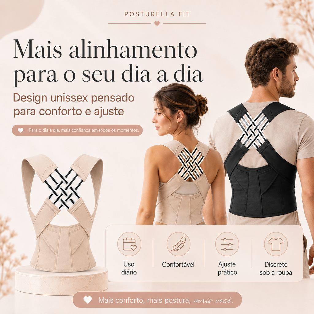 Posturella Fit - Corretor Postural Ajustável