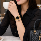 Aurora Gold — Kit Relógio Feminino + Pulseira Coração