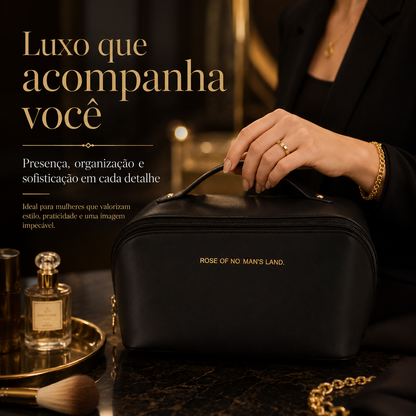Rose Land — A nécessaire que acaba com a bagunça da maquiagem dentro da bolsa